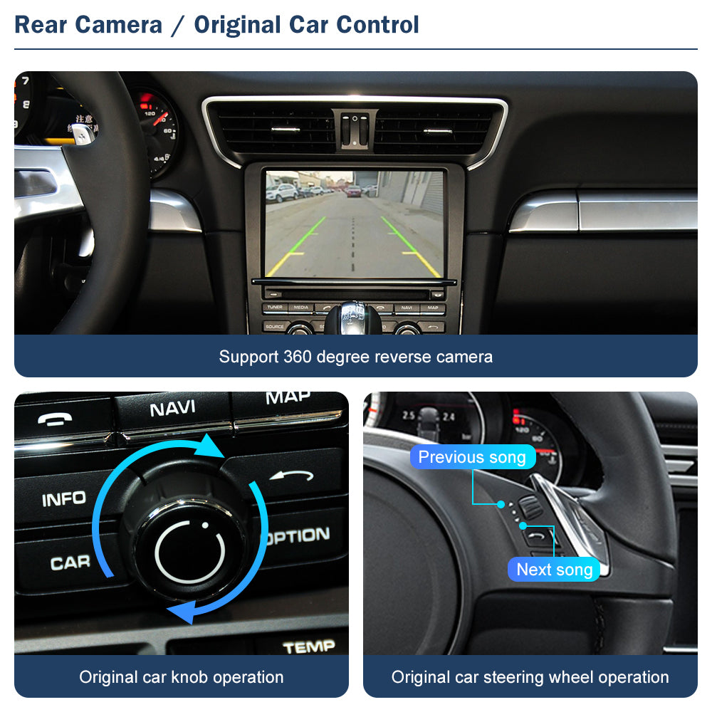 Wireless CarPlay For Porsche PCM 3.1 Android Auto Mirror Link Concert