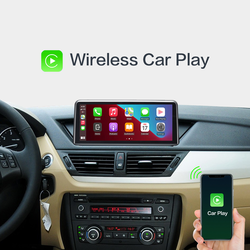 Wireless CarPlay Android Auto For BMW X1 E84 Multimedia Touch Screen