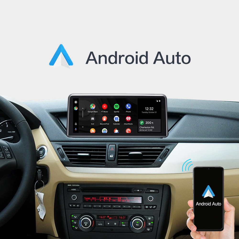 Wireless CarPlay Android Auto For BMW X1 E84 Multimedia Touch Screen