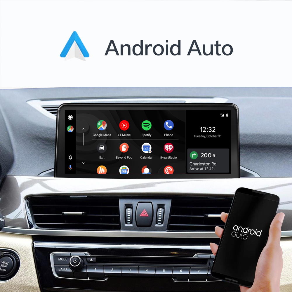 Wireless Carplay Android Auto Multimedia Screen For BMW X1 F48 NBT
