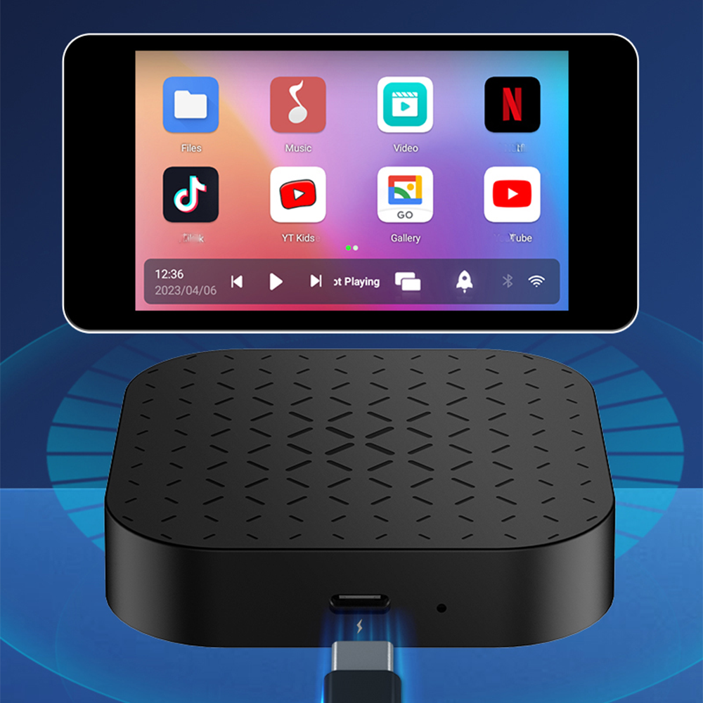 Ai Box Android 11 TV Box Wireless CarPlay Android Auto For OEM CarPlay