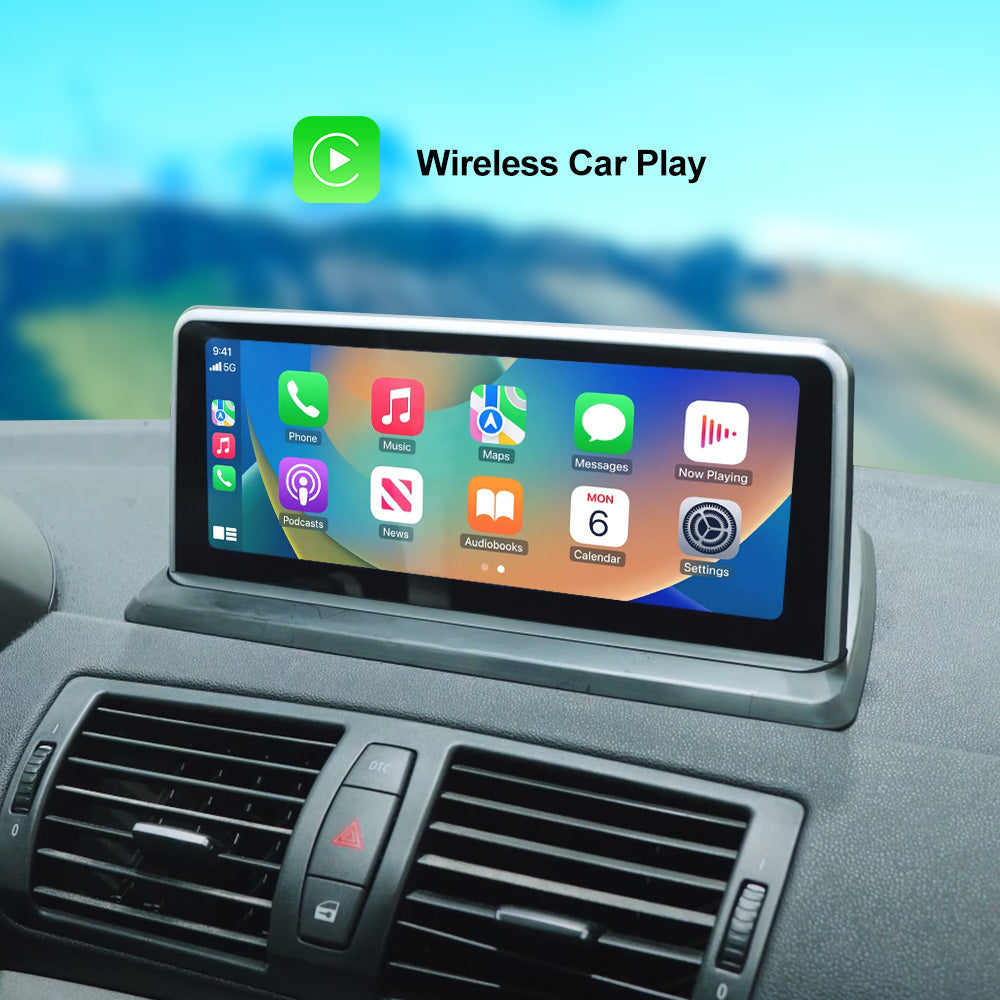 Wireless CarPlay Android Auto For BMW Series 1 E87 E88 E81 E82 Screen