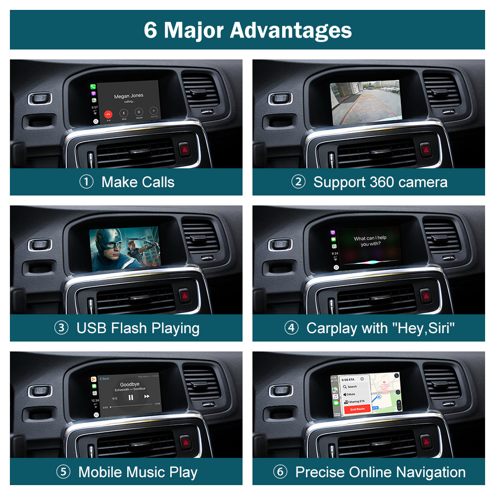 Wireless CarPlay For Volvo S60L XC60 V40 Android Auto Accessories