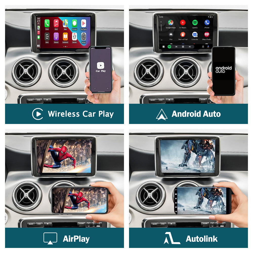 Wireless CarPlay Android Auto For Mercedes Benz NTG 4.5 5.0 Adapter