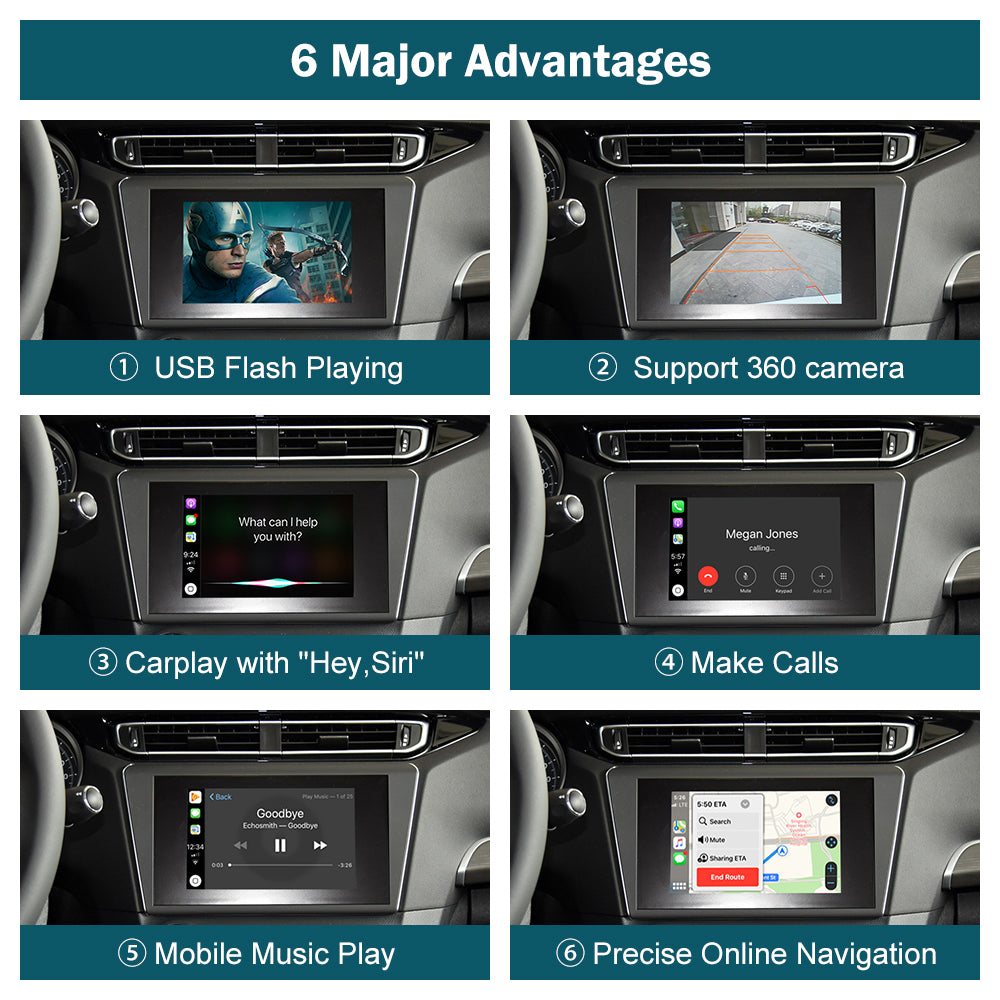 Wireless CarPlay Android Auto For Peugeot 408 508 Android Auto