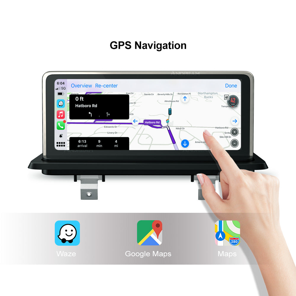 Wireless CarPlay Android Auto For BMW Series 1 E87 E88 E81 E82 Screen